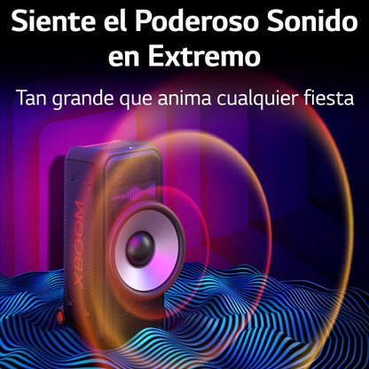 LG XBOOM XL7 - Bocina Bluetooth Portátil Ideal para Fiestas con 20 Horas de batería.