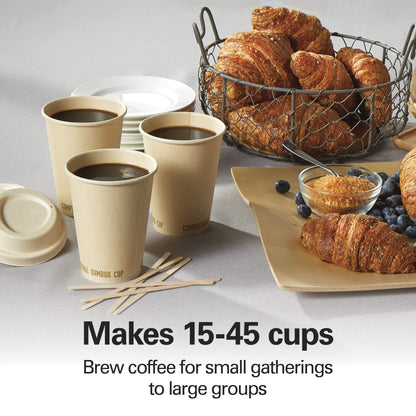 Hamilton Beach - Hamilton Beach 40519 - Urna de café (45 tazas, acero inoxidable)