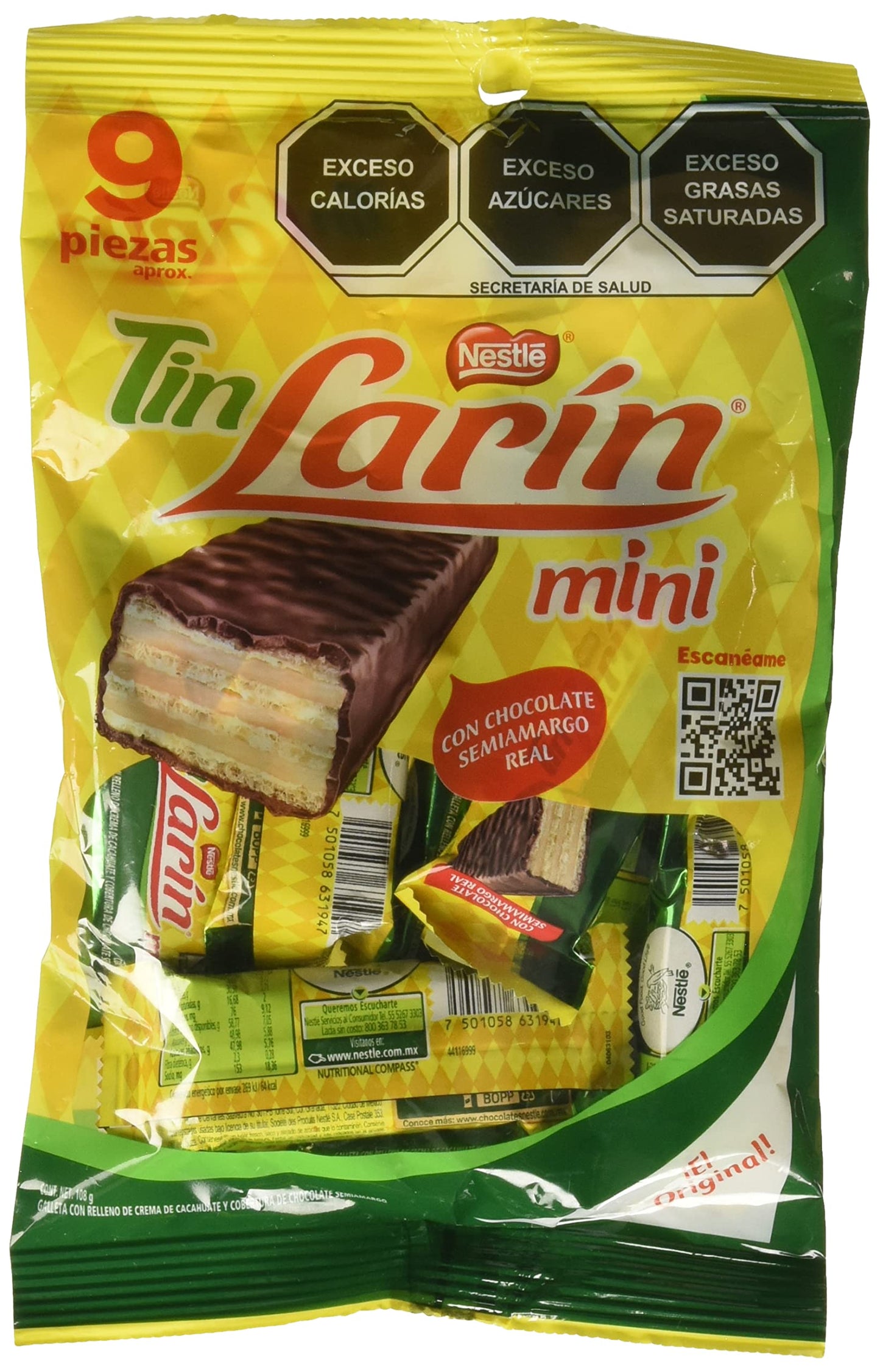 Larín CHOCOLATE TIN mini con 9 piezas