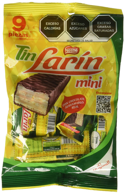 Larín CHOCOLATE TIN mini con 9 piezas