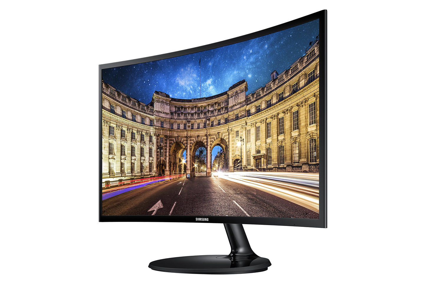 Samsung LC24F390FHLXZX - Monitor Curvo, Negro (Black High Glossy), 23.5”
