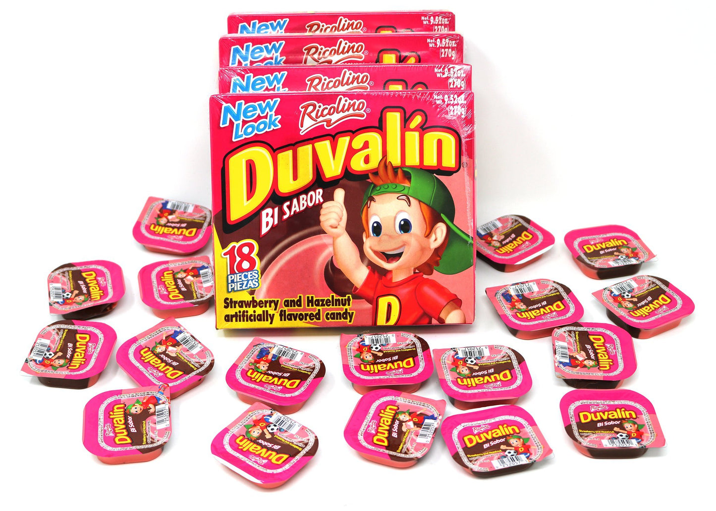 Duvalin - Duvalin Avellana/fresa caramelo suave (4 Pack - 72 Unidades)