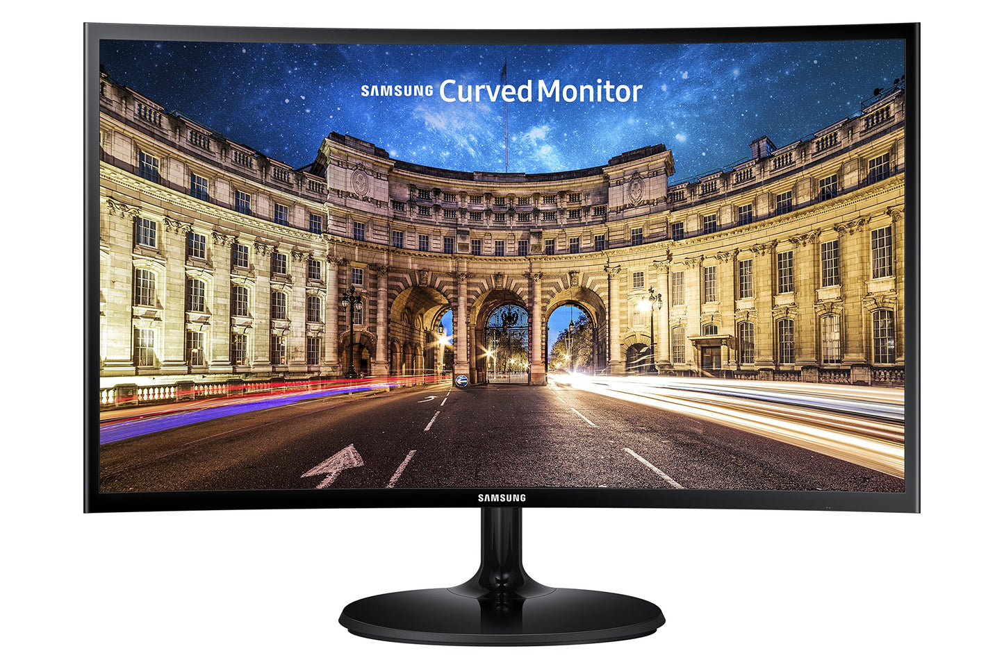 Samsung LC24F390FHLXZX - Monitor Curvo, Negro (Black High Glossy), 23.5”