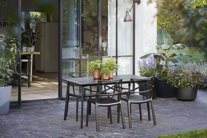 Keter 247274 Mesa de Comedor para Exteriores de Metal