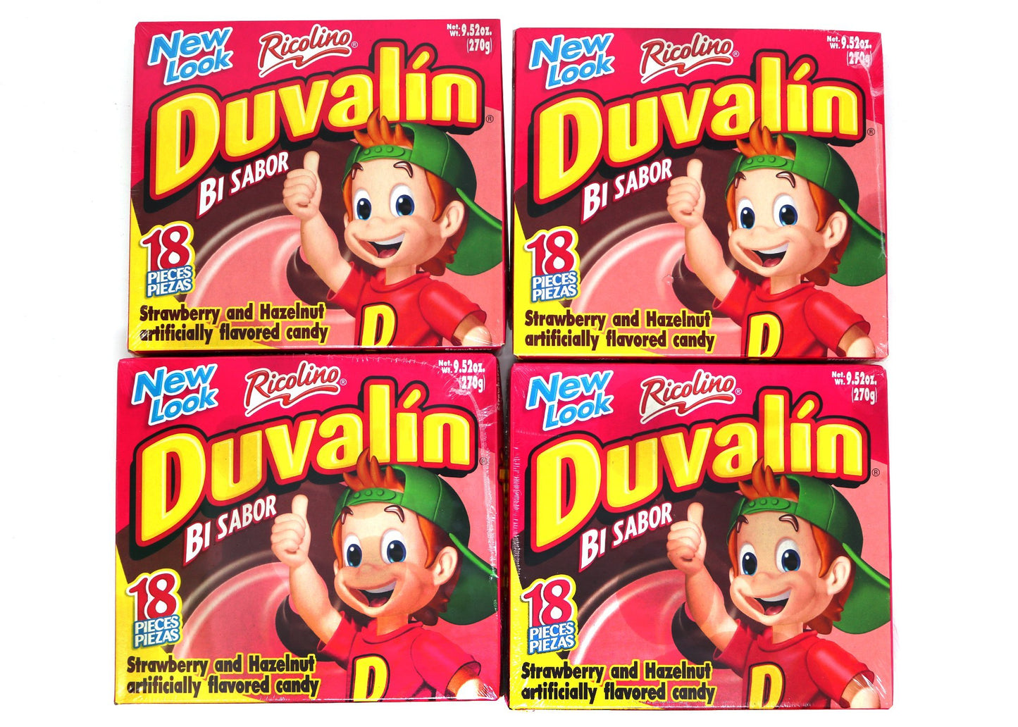 Duvalin - Duvalin Avellana/fresa caramelo suave (4 Pack - 72 Unidades)