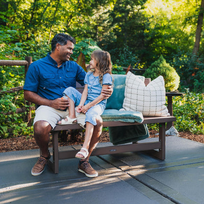 Lifetime - Banco Convertible, Marrón Mocha, 55 Inch