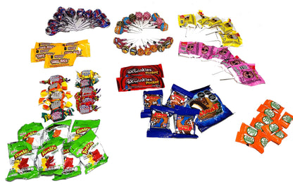 RICOLINO - Dulces para fiesta piñata, 4.5 Kilogramos, 284 piezas, caramelos, chocolates, paletas, tamarindos