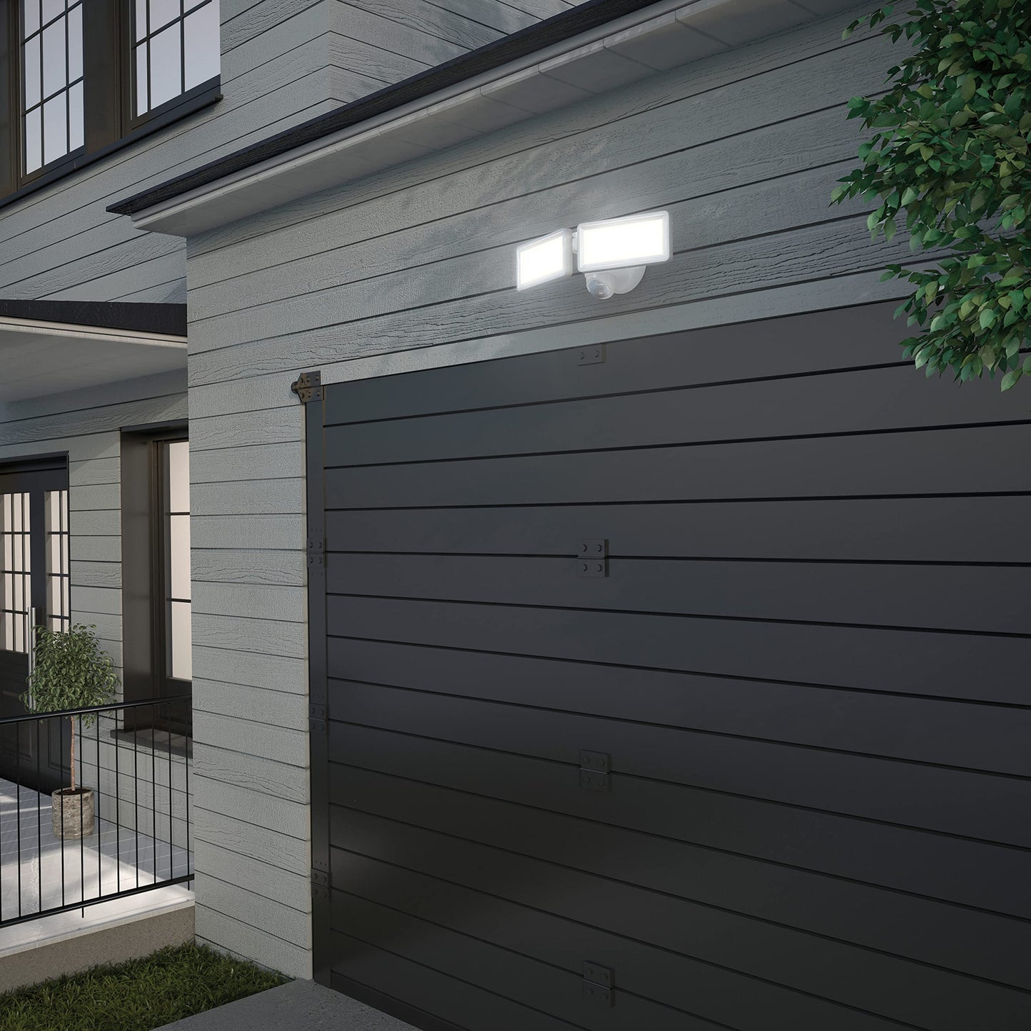 Artika - Artika Sentinel - Foco LED de seguridad para exteriores con sensor de movimiento, color blanco