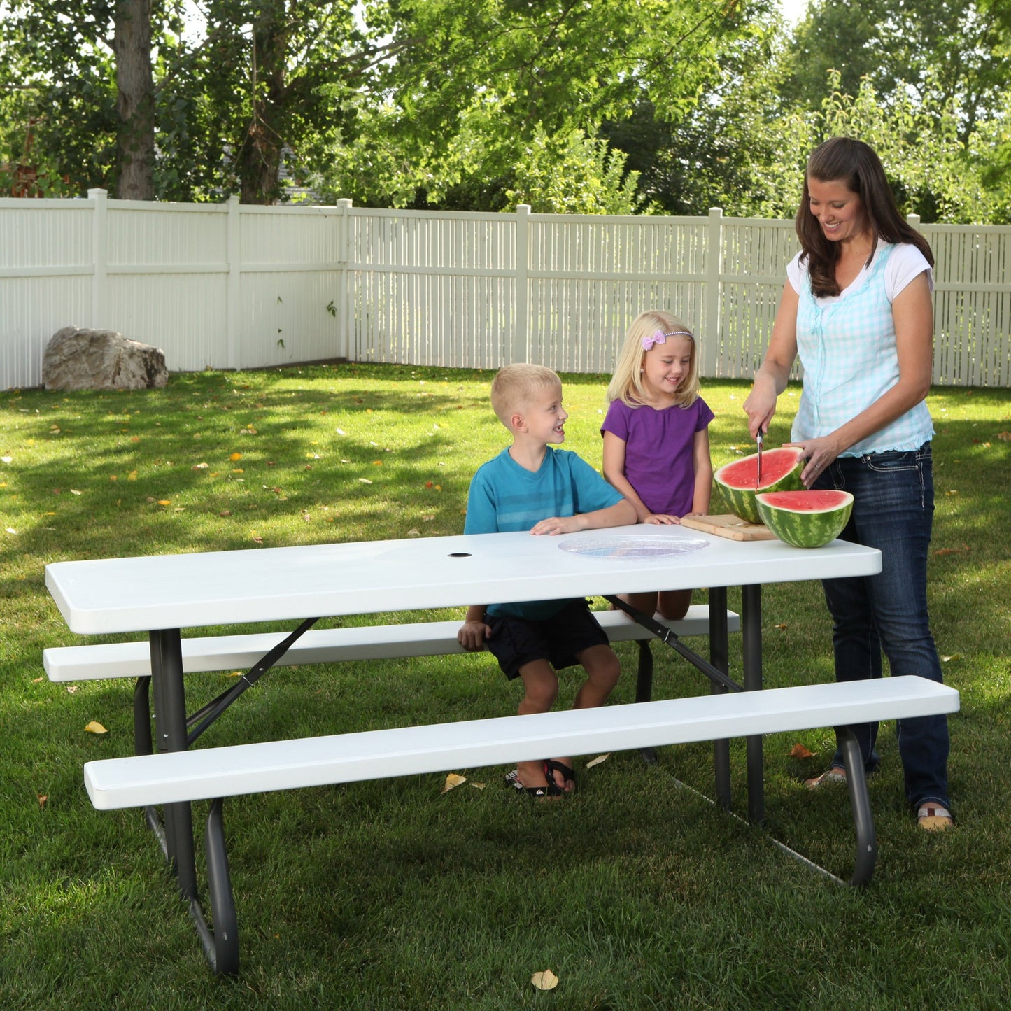 Lifetime Mesa y Bancos de Picnic de por Vida