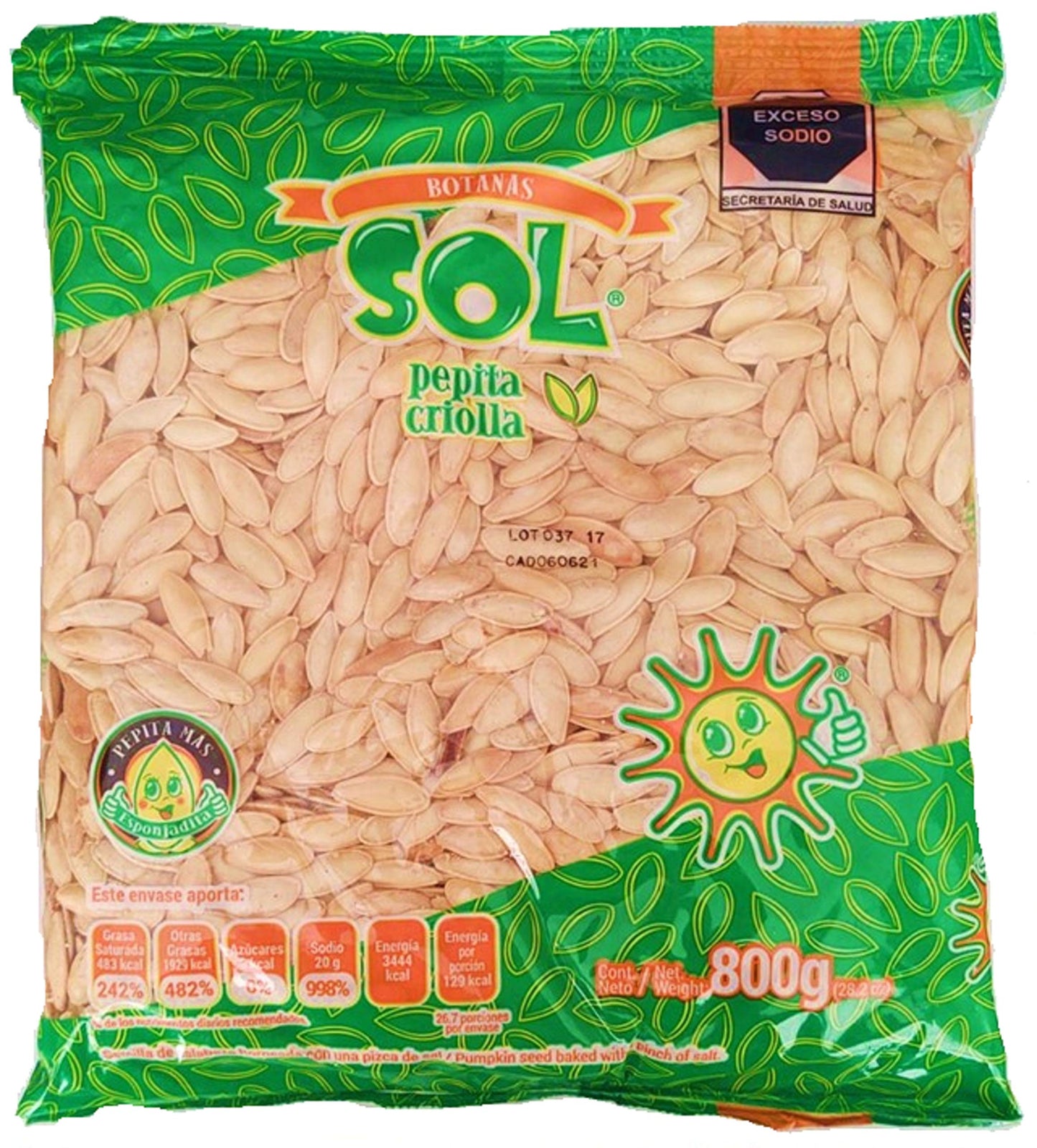 SOL - SEMILLA CRIOLLA (SEMILLA CRIOLLA, 800 GR)