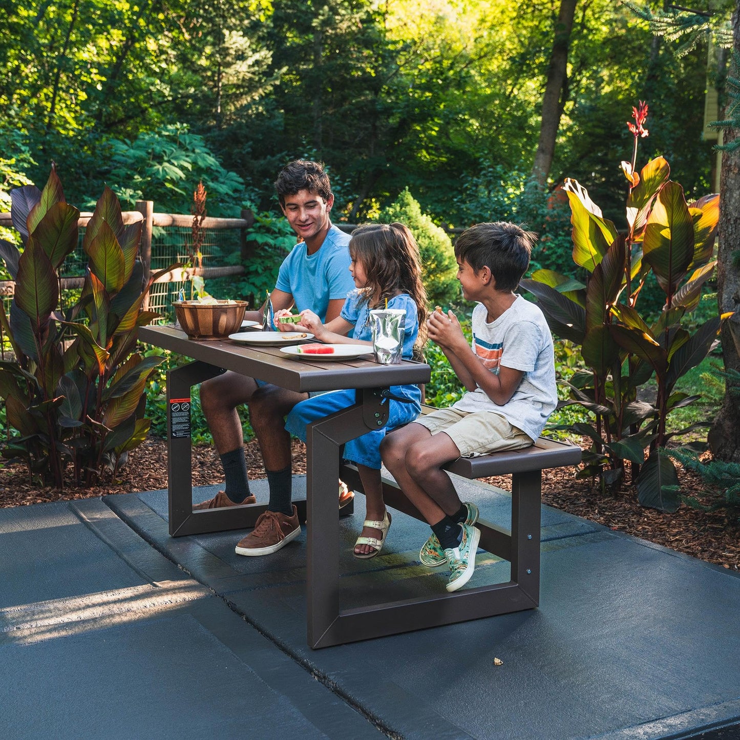 Lifetime - Banco Convertible, Marrón Mocha, 55 Inch