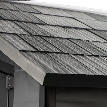 Keter Premier 757 - Cobertizo, Color Gris