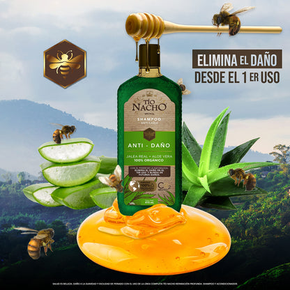 TÍO NACHO Shampoo ANTI-DAÃ‘O y Reparación Profunda