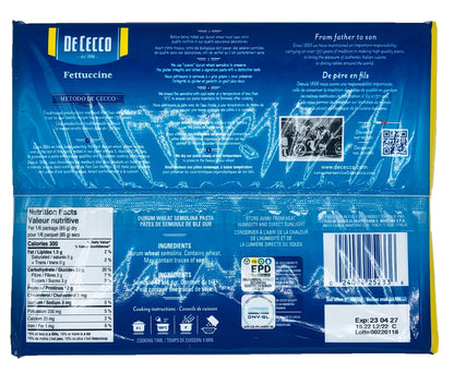 De Cecco - De Cecco Pasta Fettucine Nido #233 Italia 500 gramos