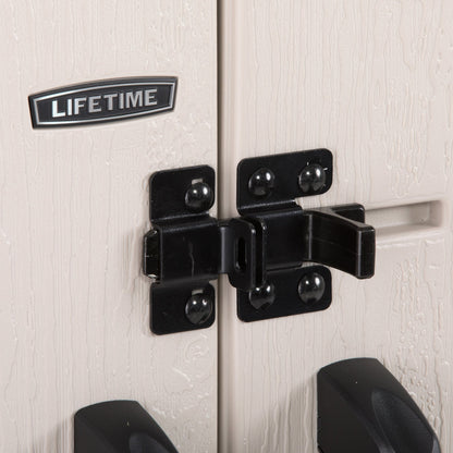 Lifetime 60280 Cobertizo de Almacenamiento Vertical, Arena del Desierto