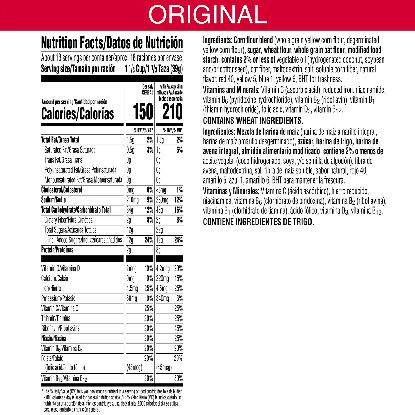 Kellogg's Froot Loops, cereales de desayuno, original, buena fuente de fibra, tamaño gigante, caja de 26 onzas