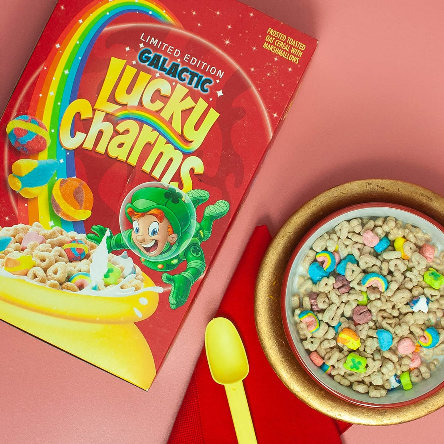 Lucky Charms, Cereal de malvavisco sin gluten con unicornios, 29.5 onzas