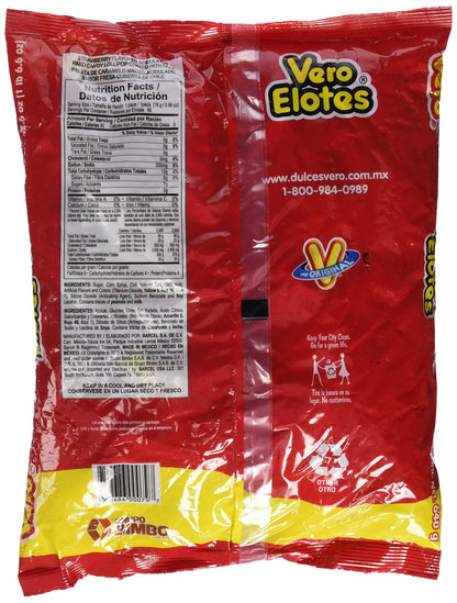 Vero Paletas Sabor Fresa Con Chile, Paletas de chile mexicano - 40 unidades