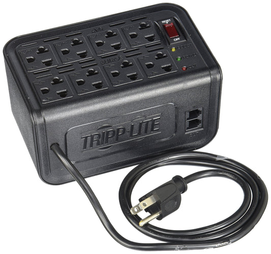 Tripp Lite - Tripp Lite VR1208R Regulador de Voltaje de 1200VA con Supresión de Sobretensiones, 8 Contactos