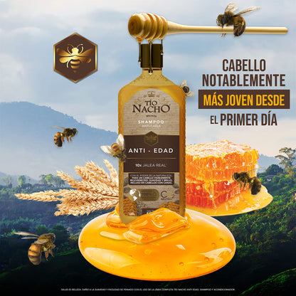 Tío Nacho Shampoo Anti-Edad Jalea Real, Tio Nacho