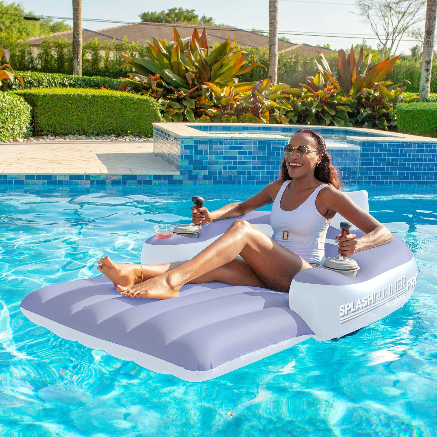 PoolCandy - Tumbona de alberca motorizada Splash Runner