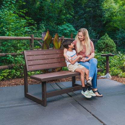 Lifetime - Banco Convertible, Marrón Mocha, 55 Inch