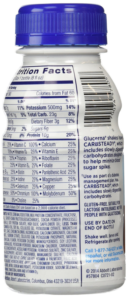 Glucerna - Glucerna Shakes Rich Chocolate Shake (8 fl oz, 24 ct.)