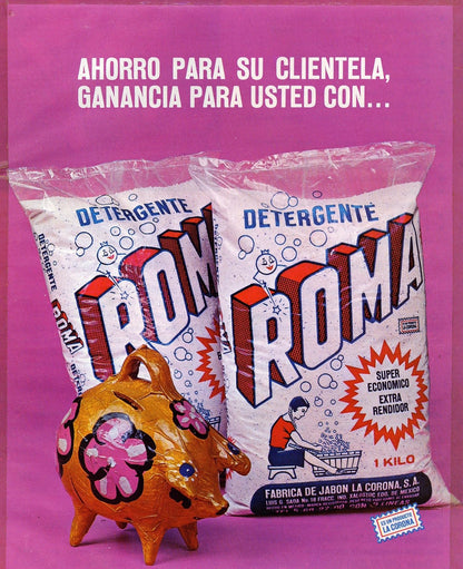 Roma - Detergente Roma Caja con 10 bolsas de 1 Kg