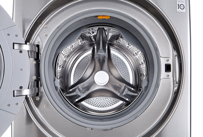 LG - LG WD22VVS6 Lavasecadora Carga Frontal para 22 kg, color Plata