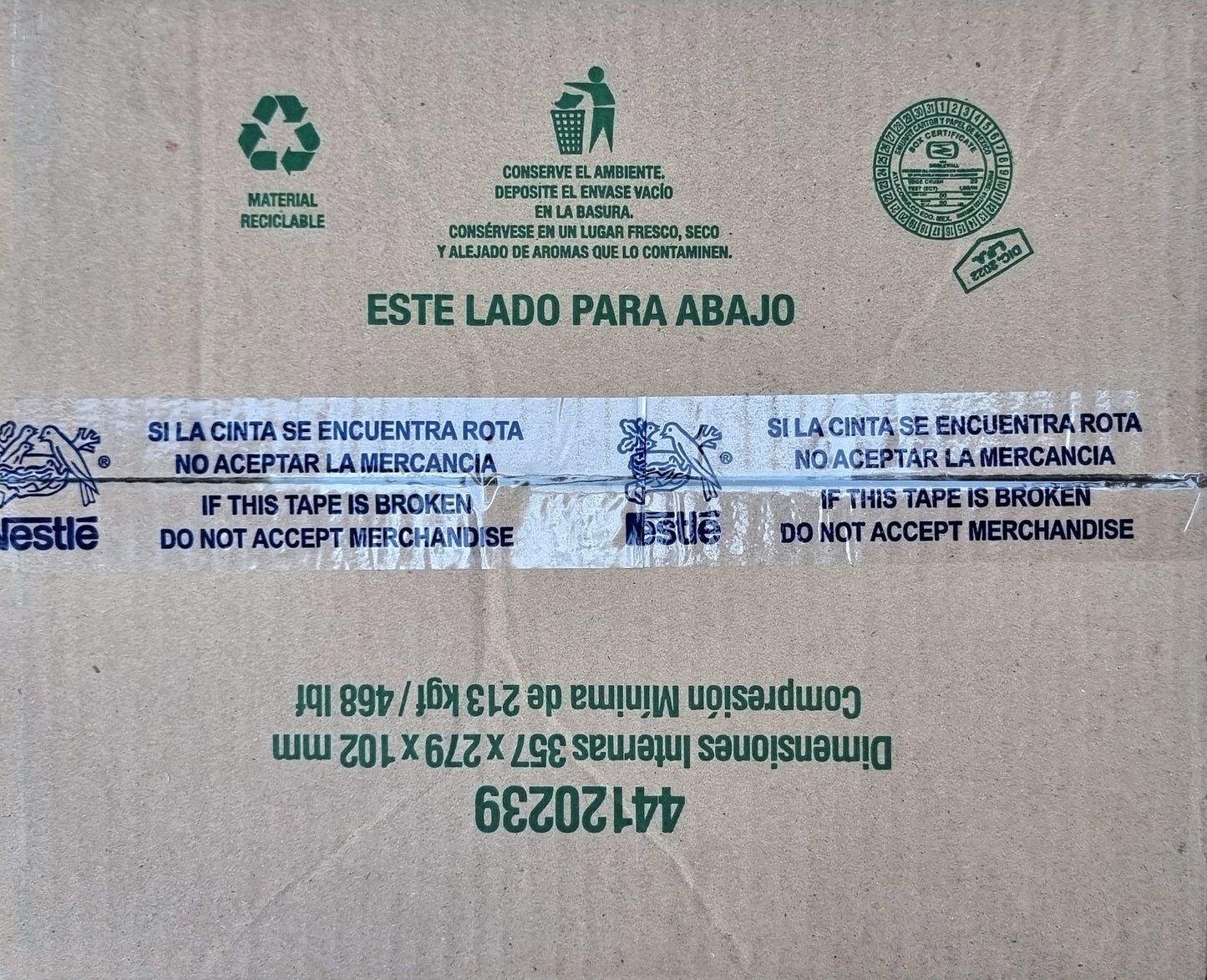 CAJA DE CHOCOLATE TIN LARIN DE 12 EMPAQUES CON 10 PIEZAS DE 21 g C/U