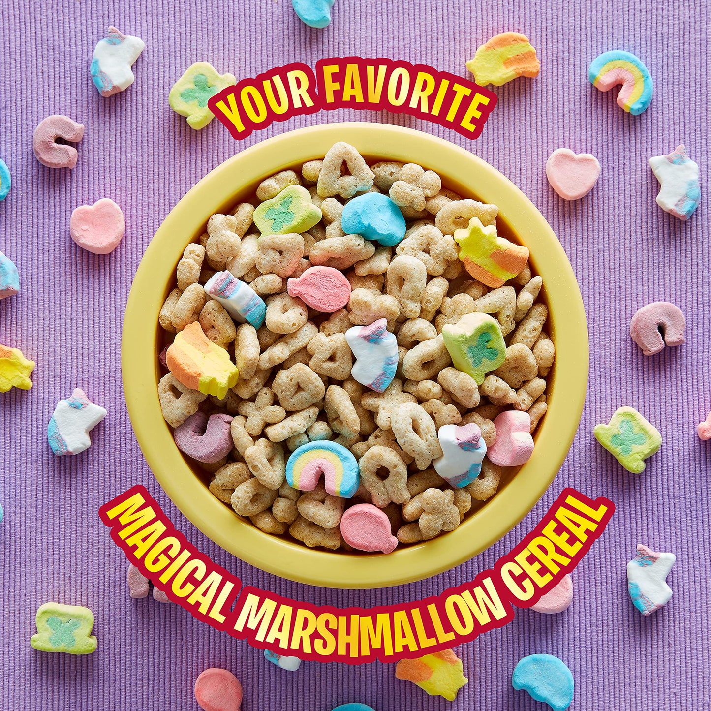 Lucky Charms, Cereal de malvavisco sin gluten con unicornios, 29.5 onzas