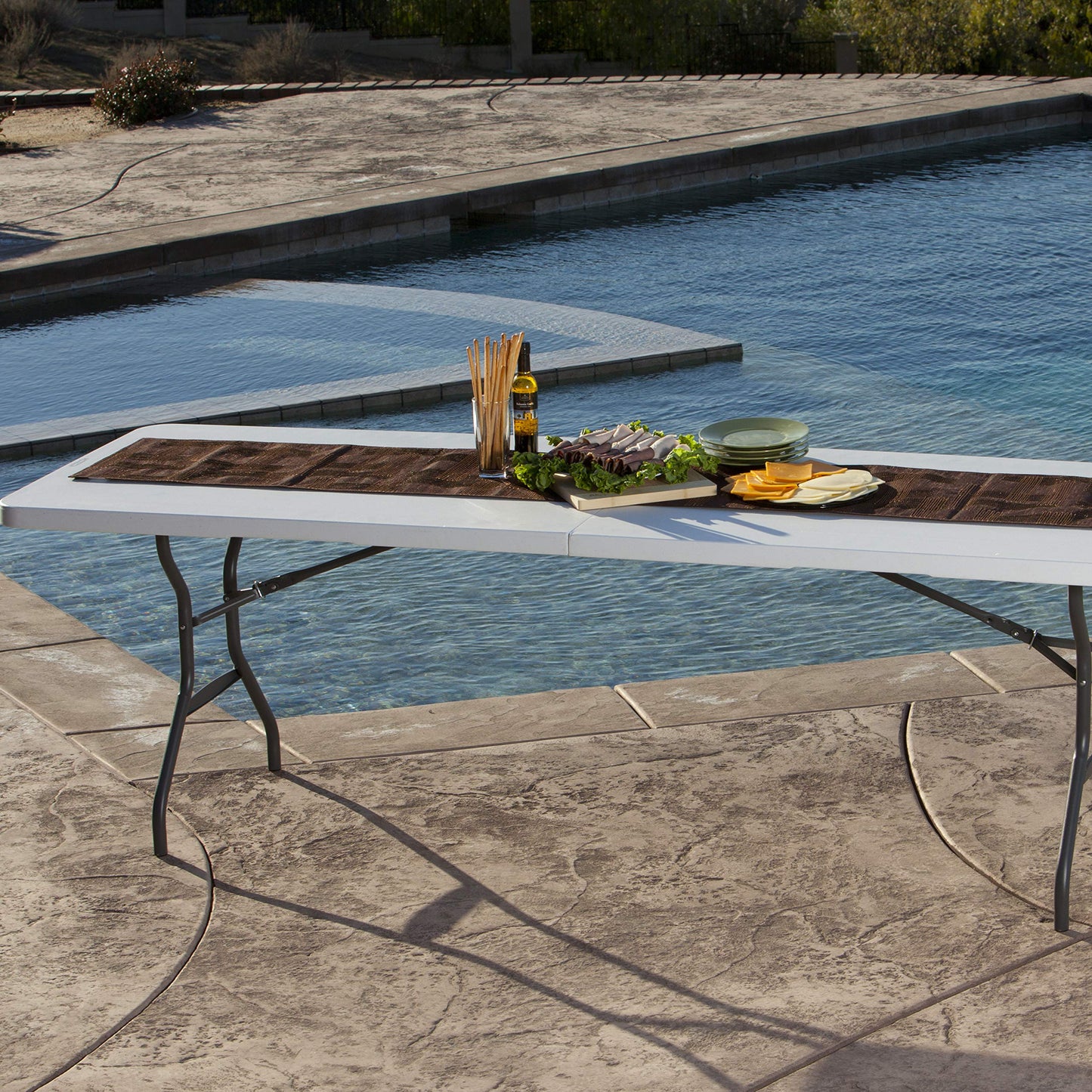 Lifetime - Lifetime Mesa Plegable Tipo Portafolio 2.44 m