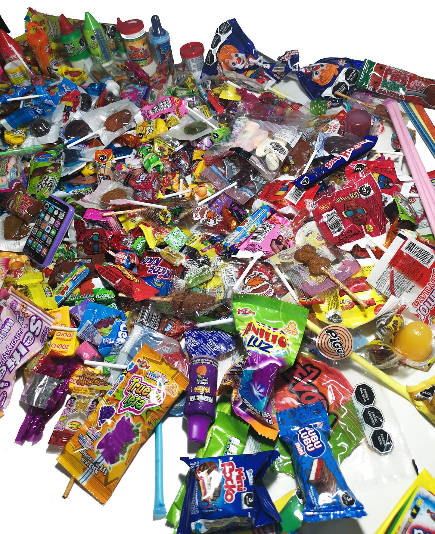 RICOLINO - Dulces para Fiesta, dulce piñatero, alta variedad, mas de 400 dulces, tamarindos, chocolates, polvitos