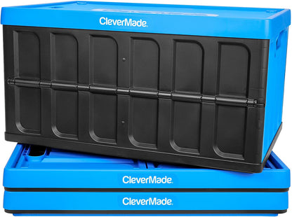 CleverMade- contenedores plegables de almacenamiento con tapas