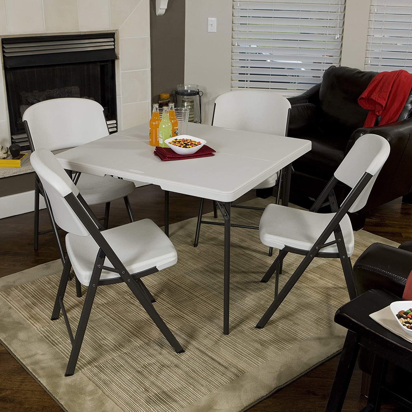 Mesa Lifetime Cuadrada Plegable