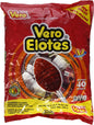 Dulces Vero Paletas Sabor Fresa Con Chile, Paletas de chile mexicano - 40 unidades