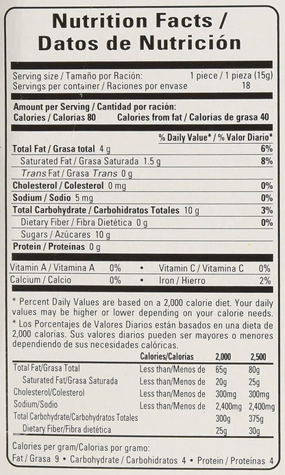 Duvalin Hazelnut & Strawberry caramelo dulce mexicano 18 ct