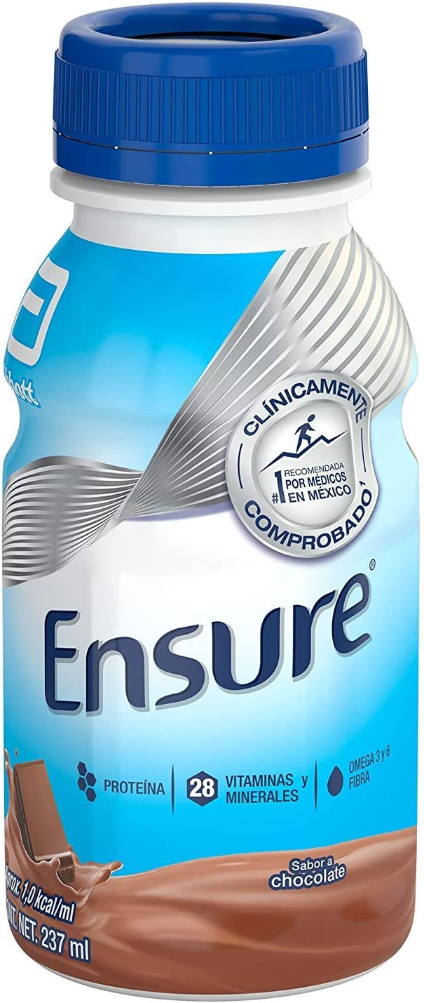 Ensure Regular Multisabor 10 Chocolate + 2 Vainilla 237 Ml (12 Piezas)