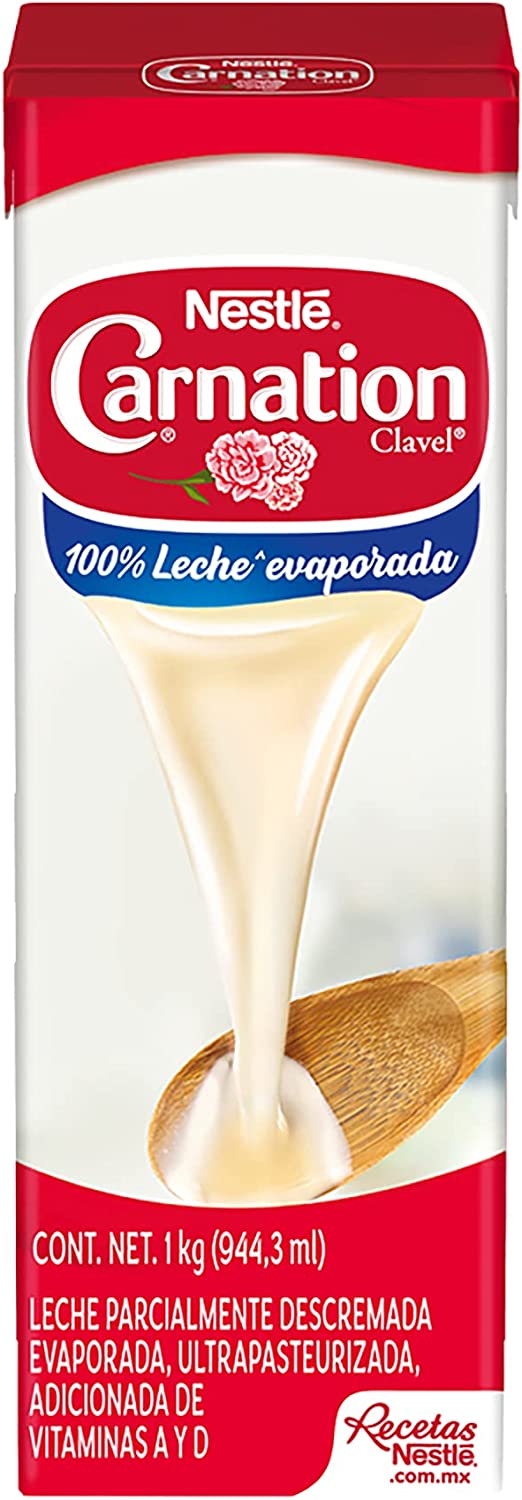 Carnation, Leche Evaporada Tetra Pack, 1 Lt