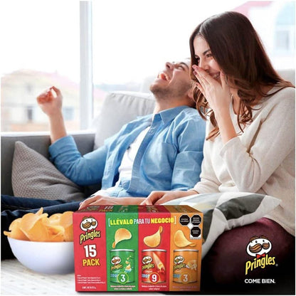 Pringles Mix 15 pzas de 37 y 40 g c/u