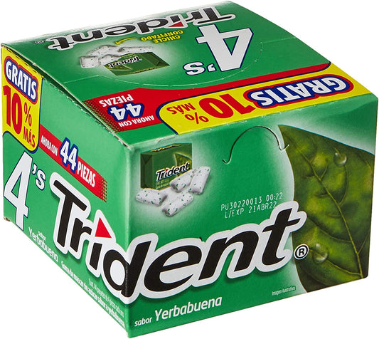 Trident, 4'S Yerba, 208 Gramos