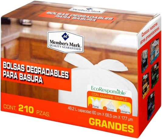 Bolsas biodegradables para basura grandes