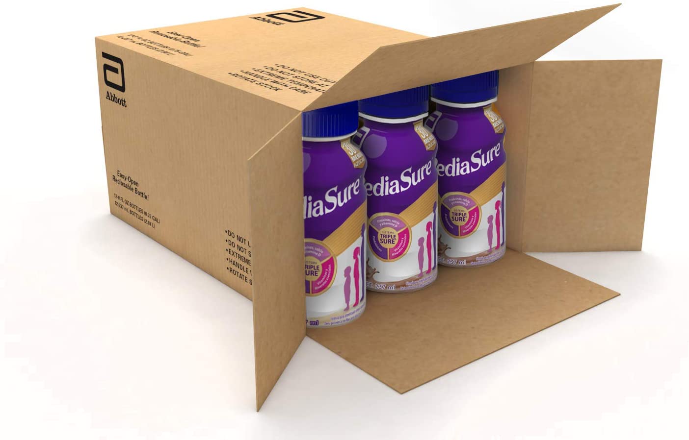 Pediasure Multisabor 10 Chocolate + 2 Vainilla 237ml (12 Piezas)