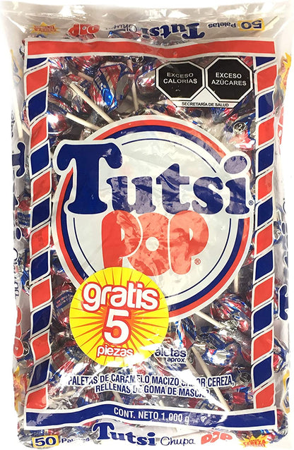 Tutsi Pop Paleta de Caramelo Macizo