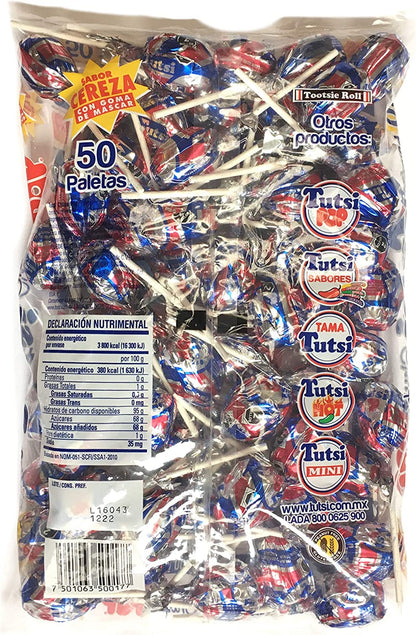 Tutsi Pop Paleta de Caramelo Macizo