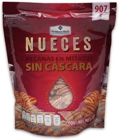 Nueces Pecanas en Mitades Sin Cascara Members Mark