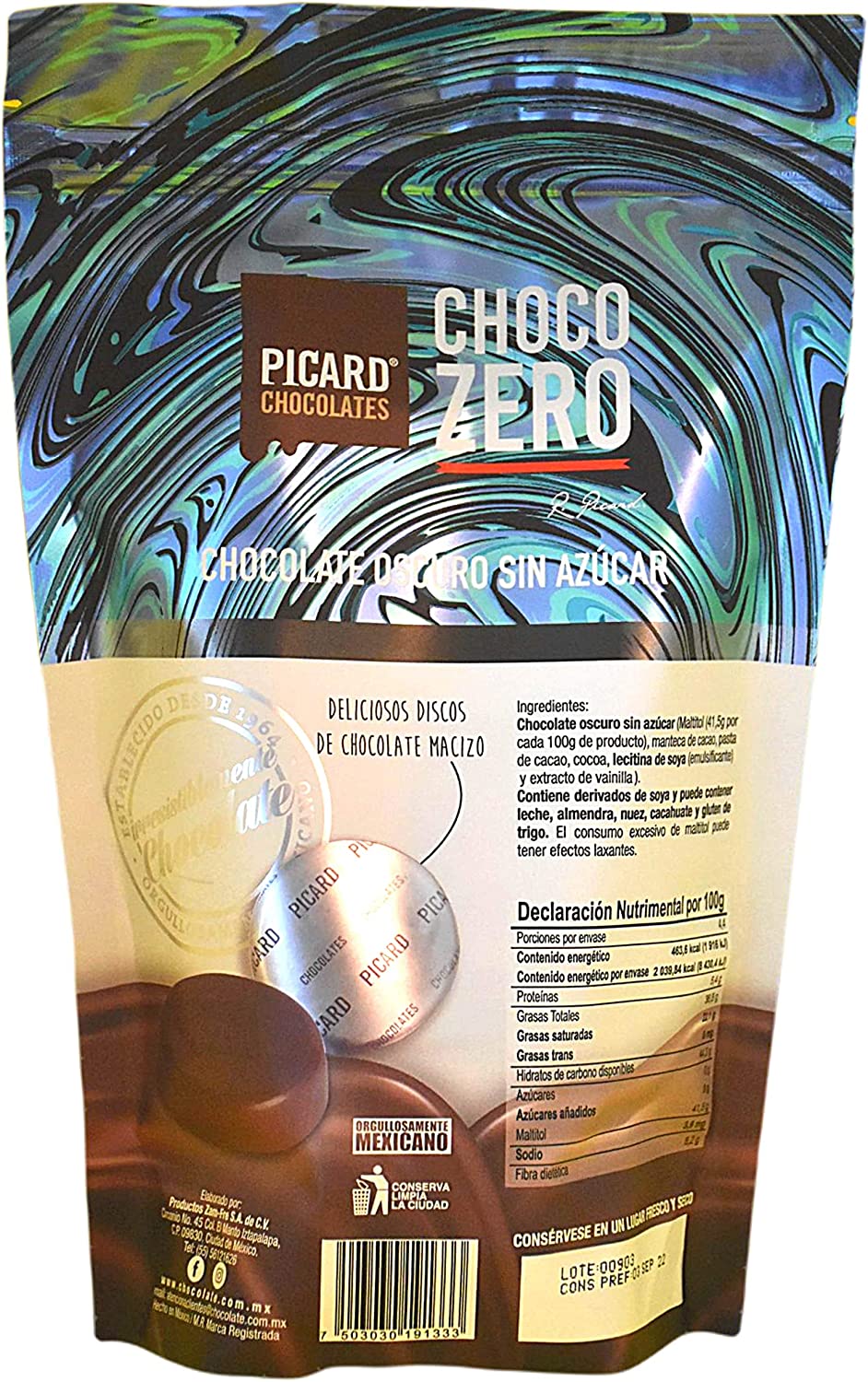 Chocolate Oscuro Picard Choco Zero
