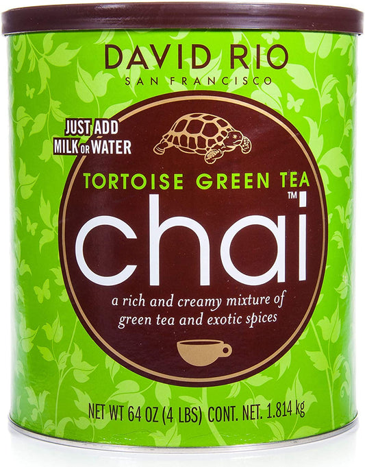David Rio Chai Mix, Tortoise Green Tea, 64 onzas