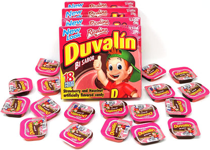 Duvalin Avellana/fresa caramelo suave (4 Pack - 72 Unidades)