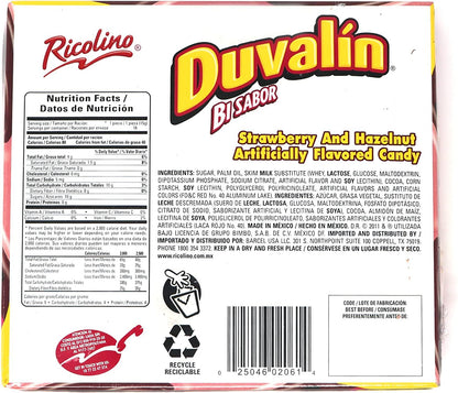 Duvalin Avellana/fresa caramelo suave (4 Pack - 72 Unidades)